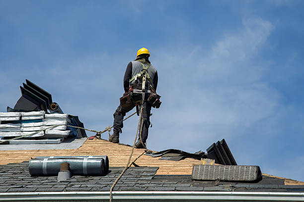 Professional Roofing technician working in Kulpmont, PA